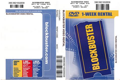Blockbuster Video DVD Shop